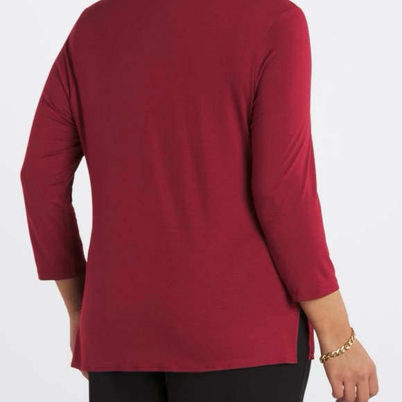 MICHAEL Michael Kors Sariya V-neck Blouse size 1X - Picture 2 of 6